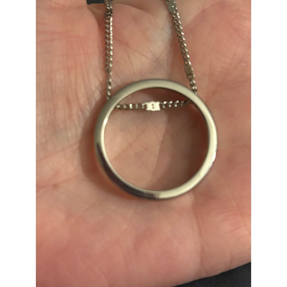 Express  NWT silver Tone Necklace 28”